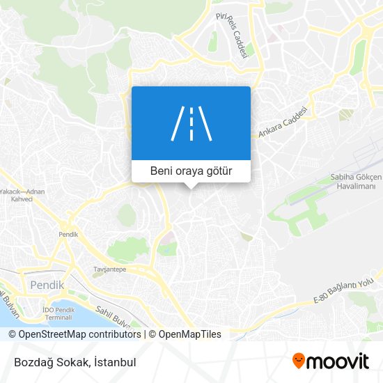 Bozdağ Sokak harita