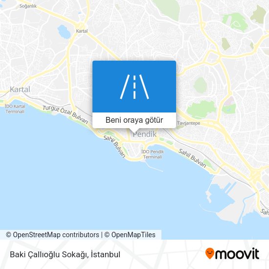 Baki Çallıoğlu Sokağı harita