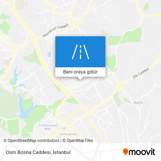 Osm Bosna Caddesi harita