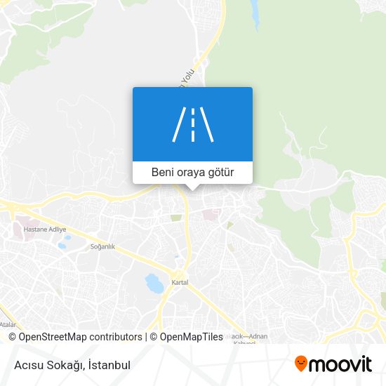 Acısu Sokağı harita