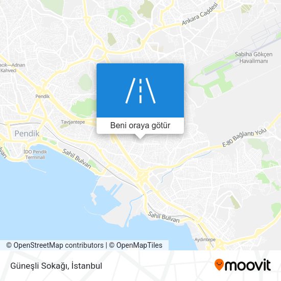 Güneşli Sokağı harita