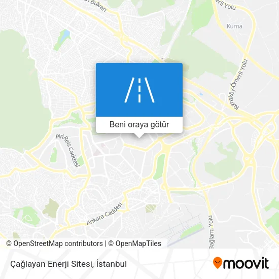 Çağlayan Enerji Sitesi harita