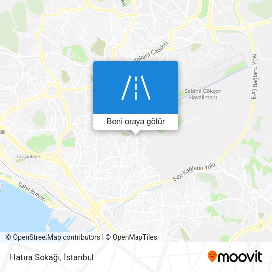 Hatıra Sokağı harita