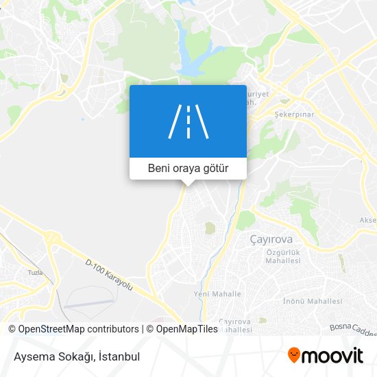 Aysema Sokağı harita