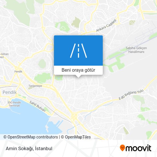 Amin Sokağı harita
