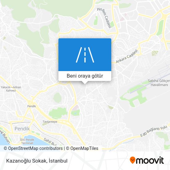 Kazanoğlu Sokak harita