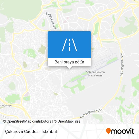 Çukurova Caddesi harita