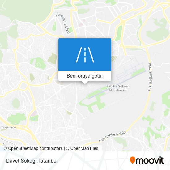 Davet Sokağı harita