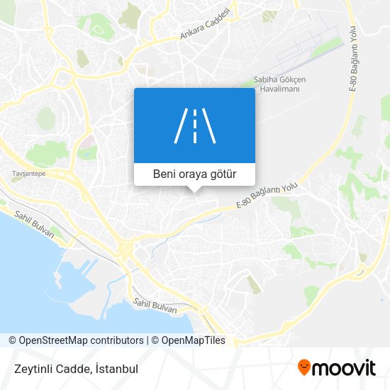 Zeytinli Cadde harita