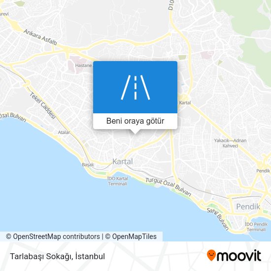 Tarlabaşı Sokağı harita