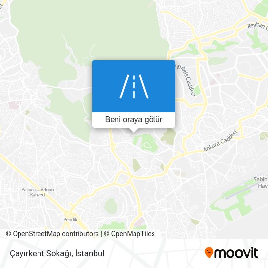 Çayırkent Sokağı harita