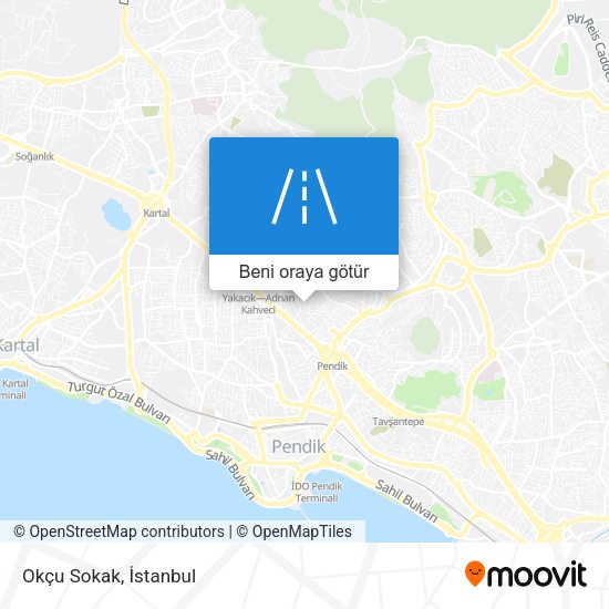 Okçu Sokak harita