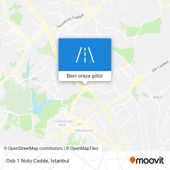 Osb 1 Nolu Cadde harita