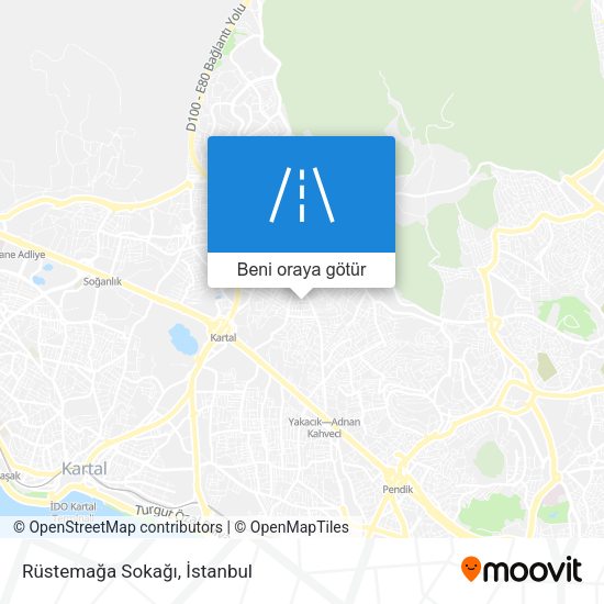 Rüstemağa Sokağı harita