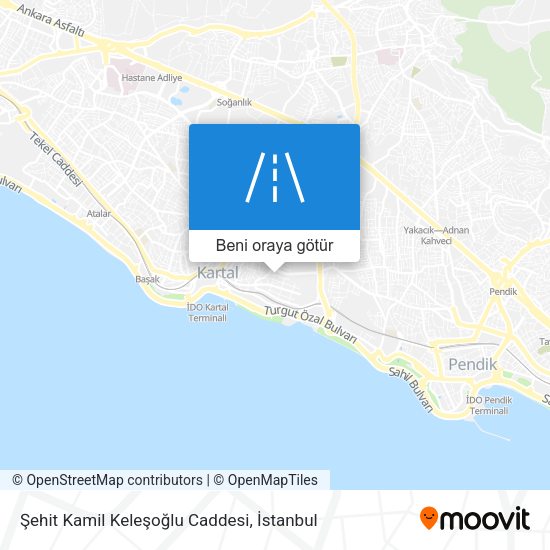 Şehit Kamil Keleşoğlu Caddesi harita