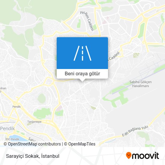 Sarayiçi Sokak harita