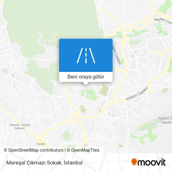 Mareşal Çıkmazı Sokak harita