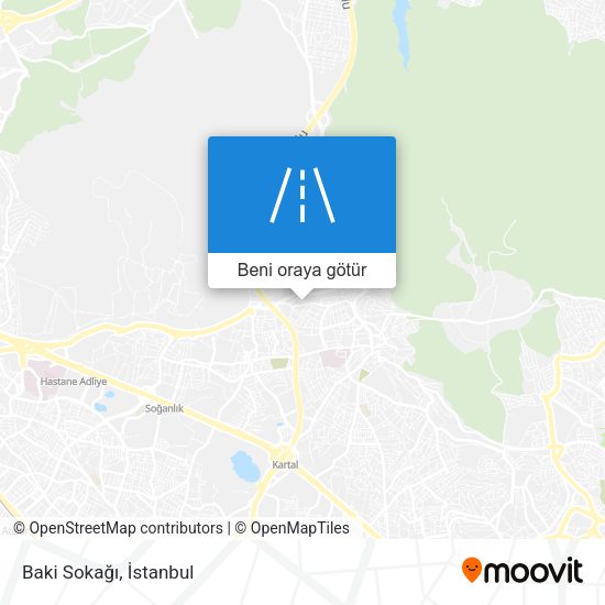 Baki Sokağı harita