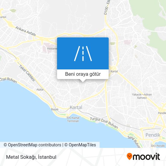 Metal Sokağı harita