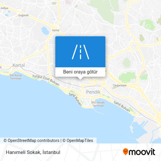 Hanımeli Sokak harita