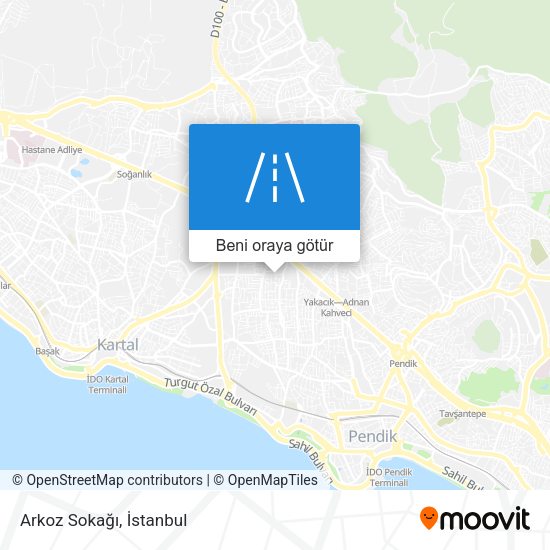 Arkoz Sokağı harita