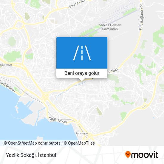Yazlık Sokağı harita