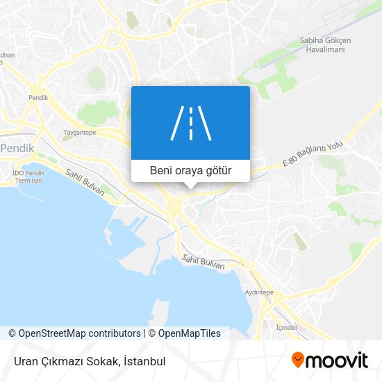 Uran Çıkmazı Sokak harita