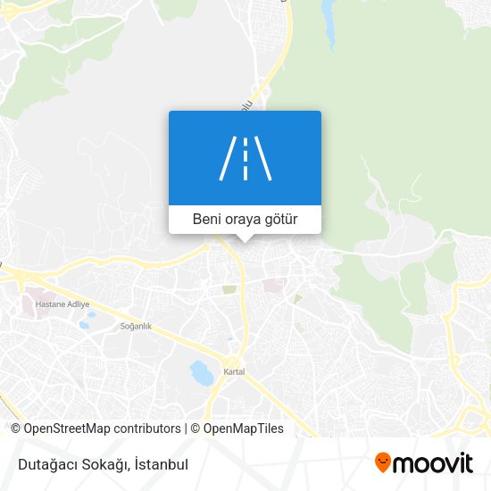 Dutağacı Sokağı harita