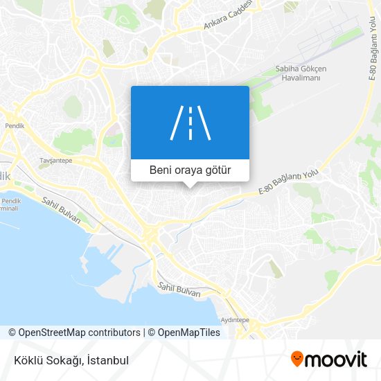 Köklü Sokağı harita