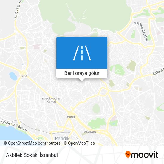 Akbilek Sokak harita