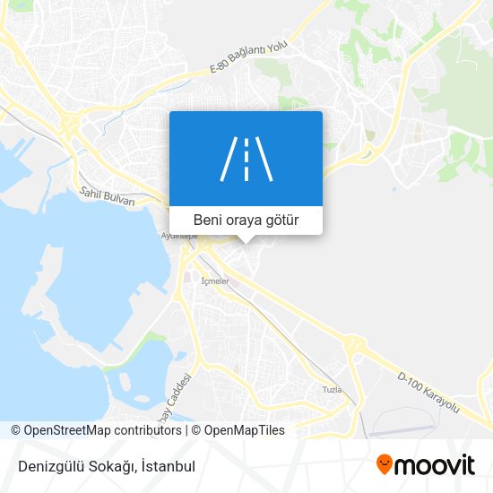 Denizgülü Sokağı harita
