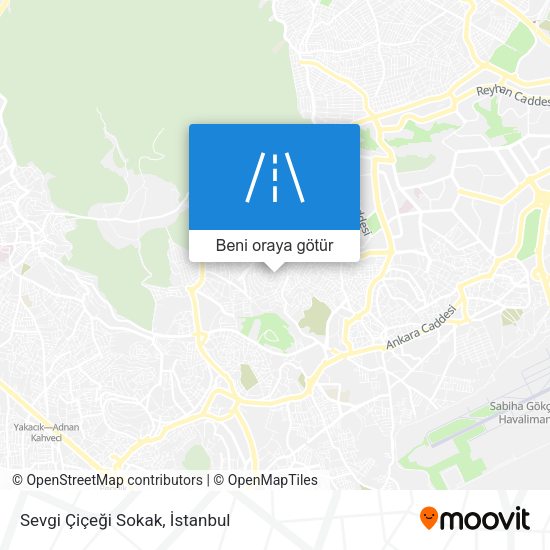 Sevgi Çiçeği Sokak harita