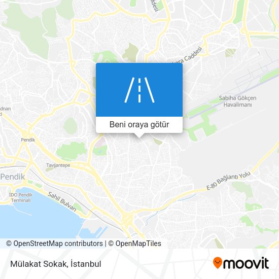 Mülakat Sokak harita