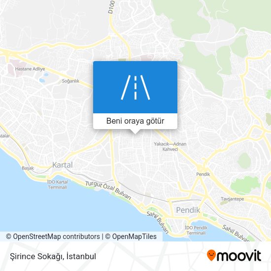 Şirince Sokağı harita