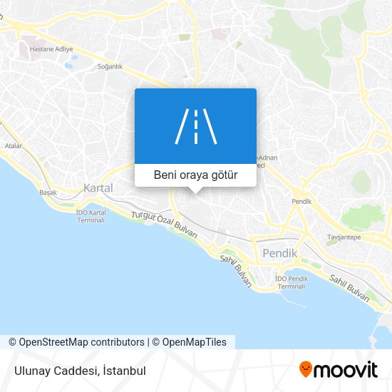 Ulunay Caddesi harita