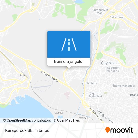 Karapürçek Sk. harita