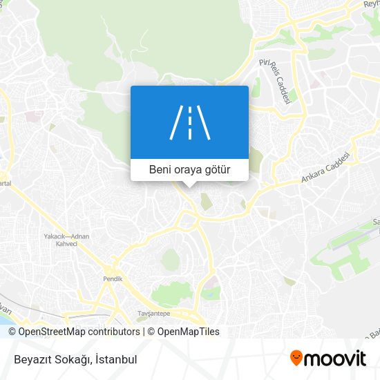 Beyazıt Sokağı harita