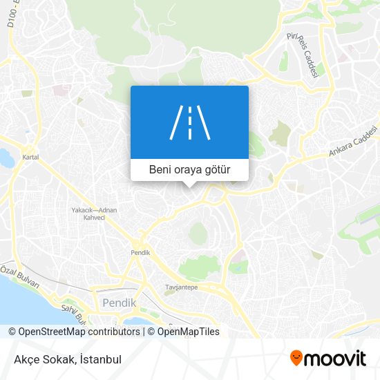 Akçe Sokak harita