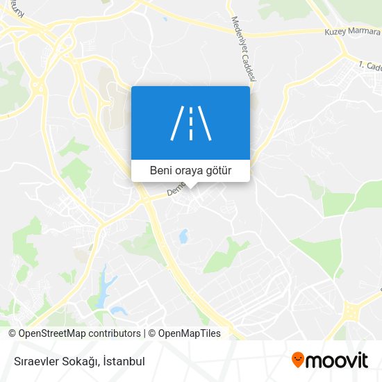 Sıraevler Sokağı harita