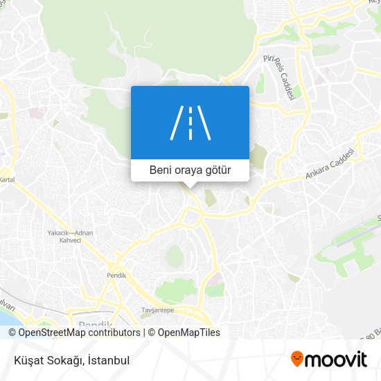 Küşat Sokağı harita