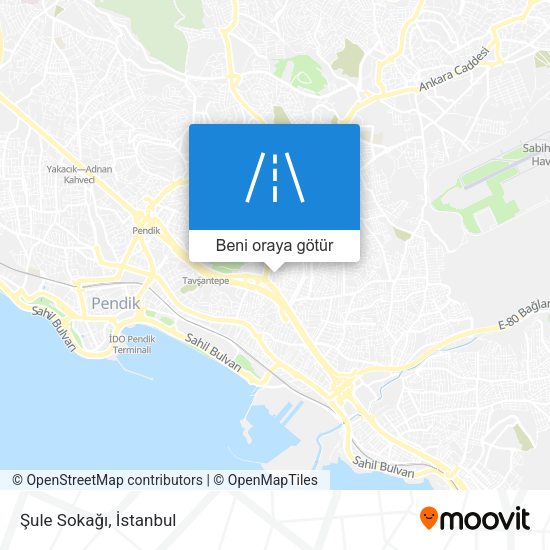 Şule Sokağı harita