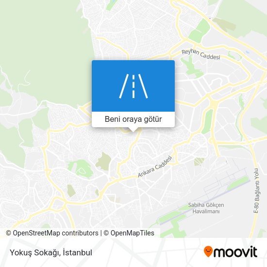 Yokuş Sokağı harita