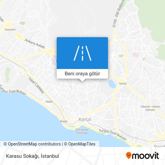 Karasu Sokağı harita