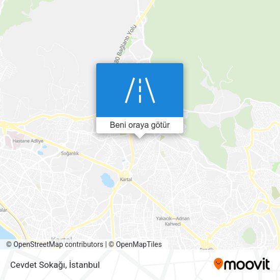 Cevdet Sokağı harita