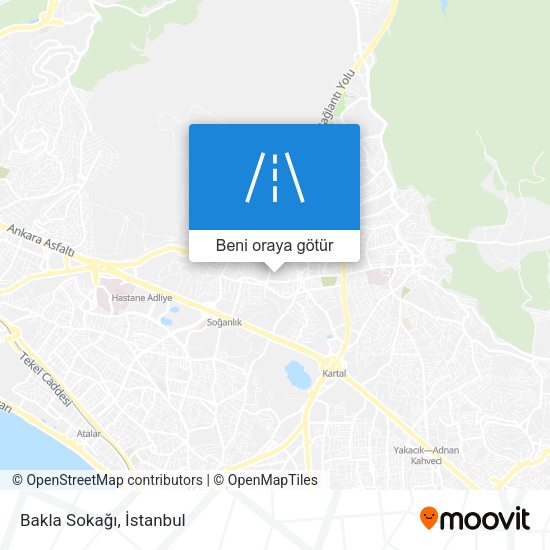 Bakla Sokağı harita