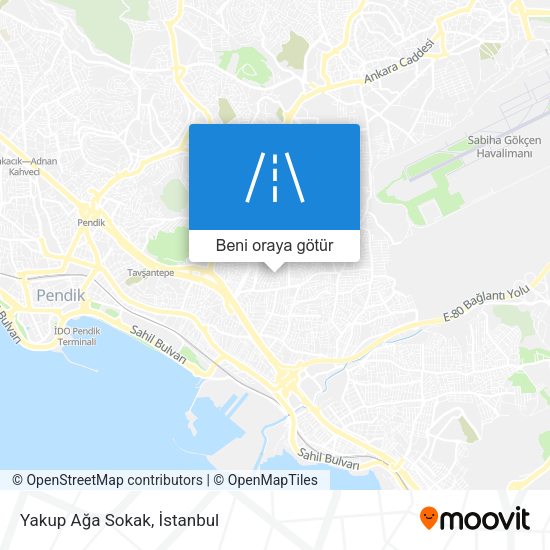 Yakup Ağa Sokak harita