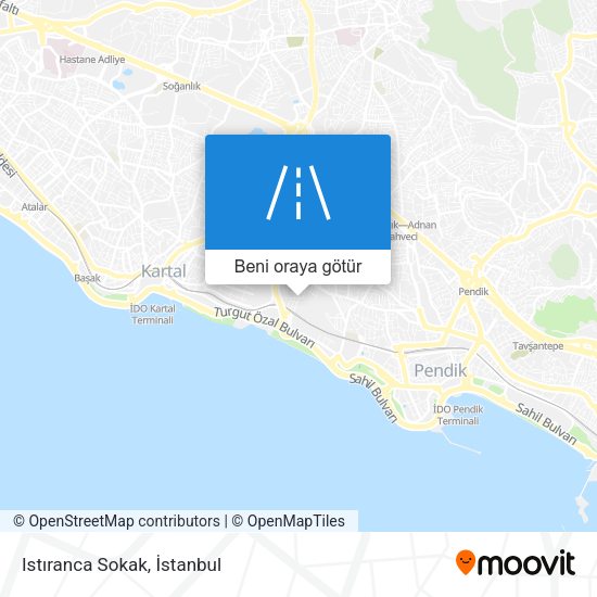 Istıranca Sokak harita
