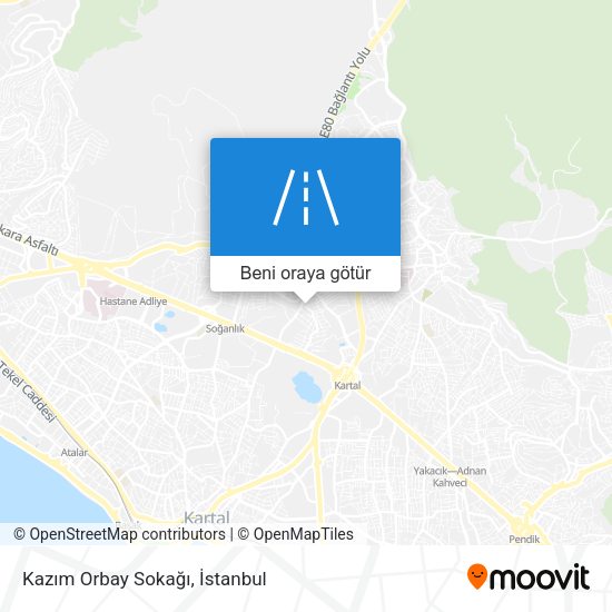 Kazım Orbay Sokağı harita