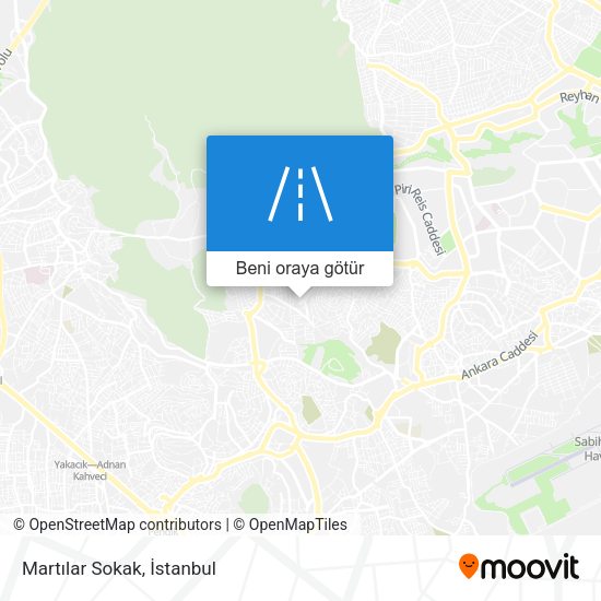 Martılar Sokak harita