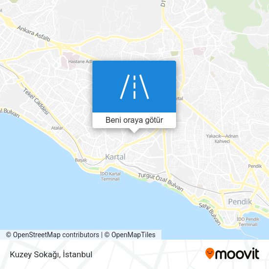 Kuzey Sokağı harita